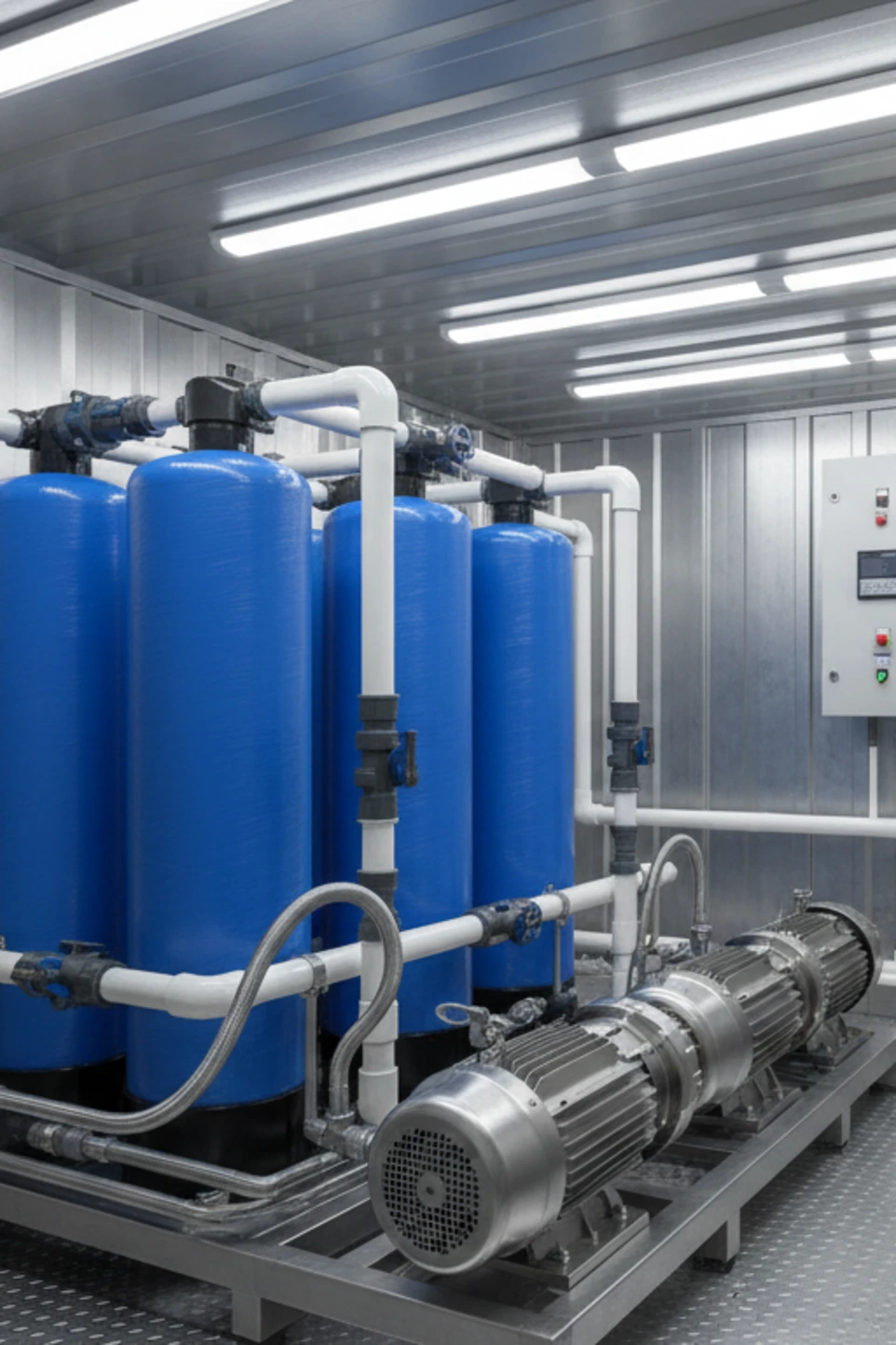 Spacedrip Industrial water reuse system for Lindström textile laundry